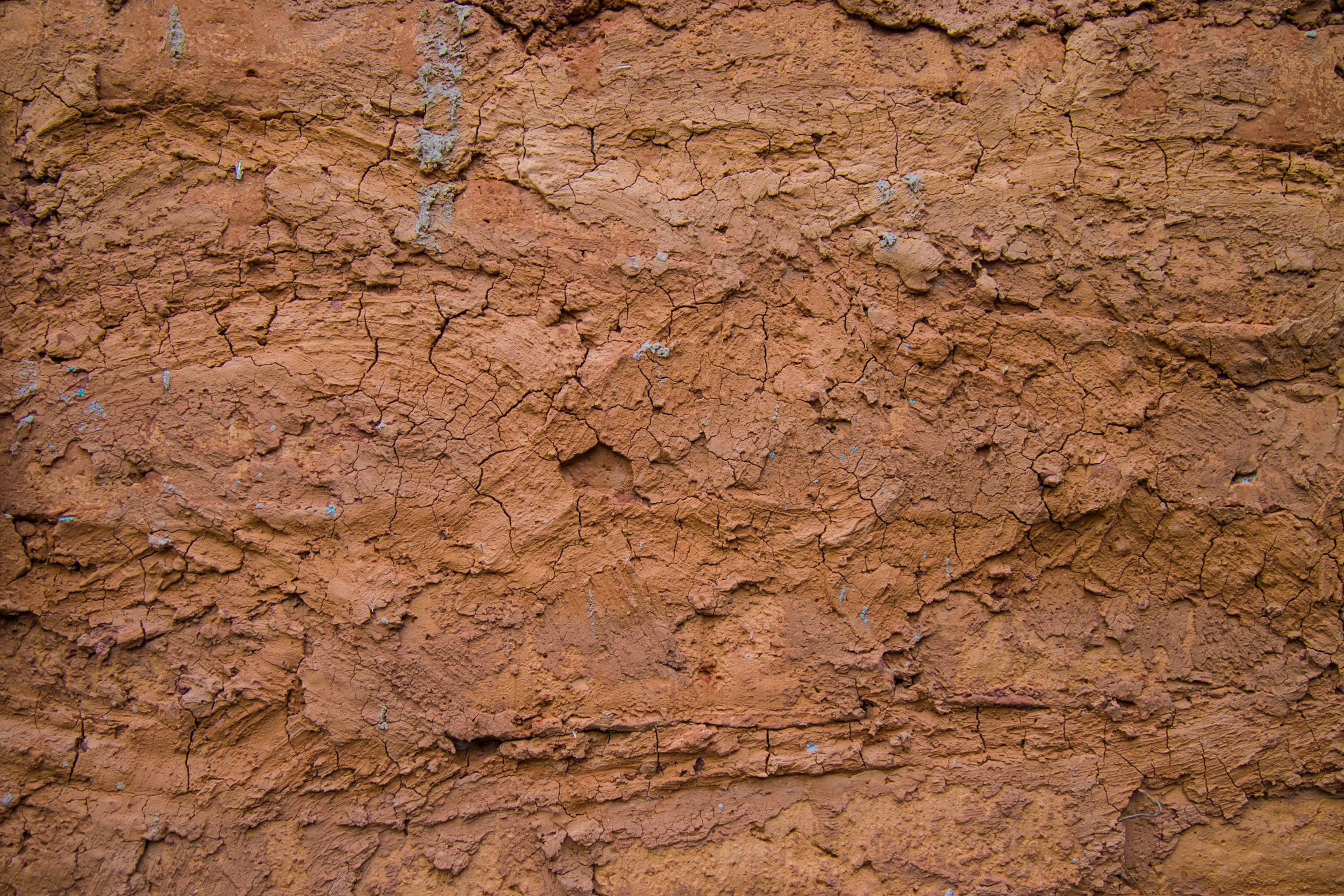 Wall background made clay mold clay